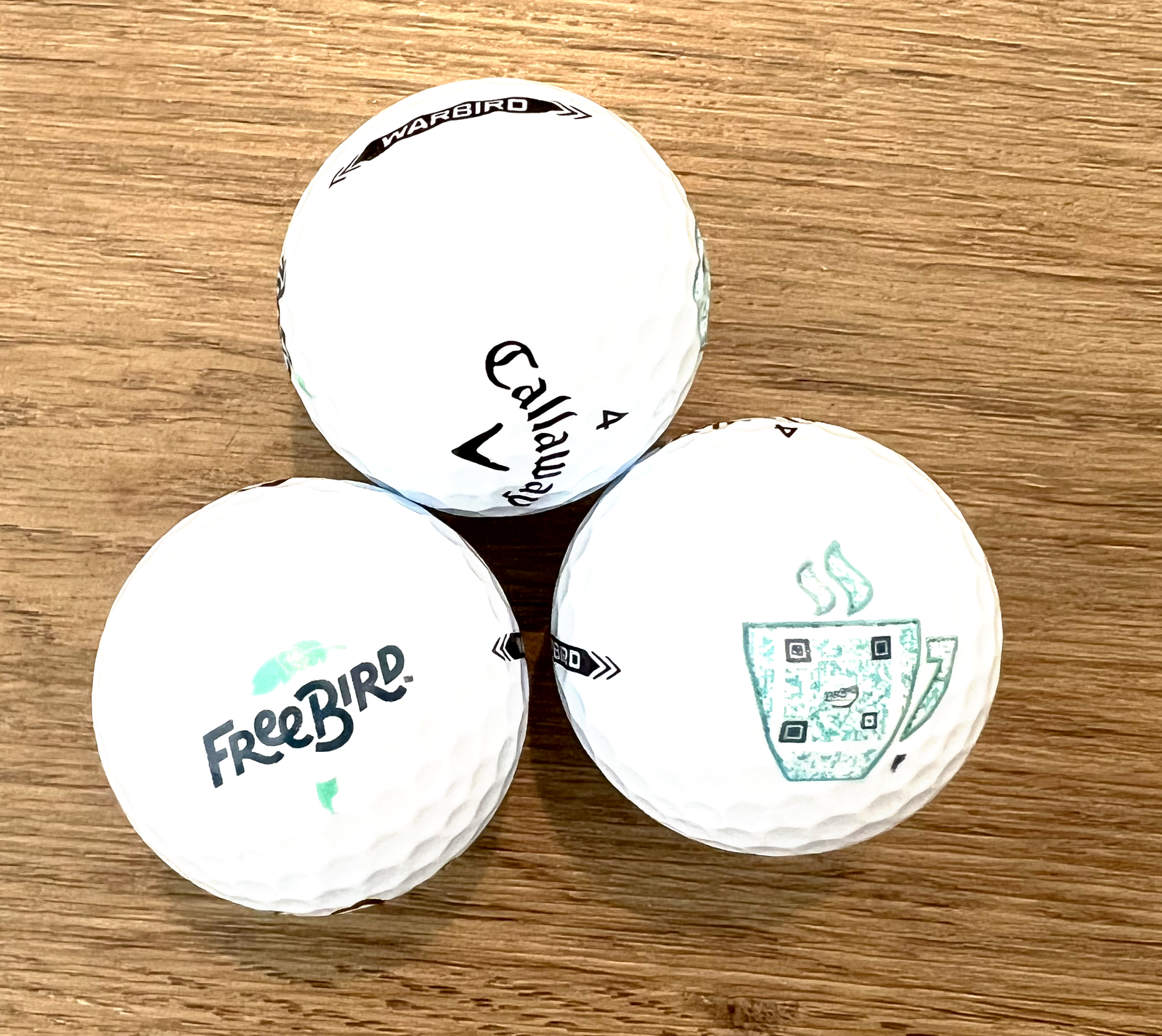 FreeBird Warbird Callaway Golf Balls (set of 3)