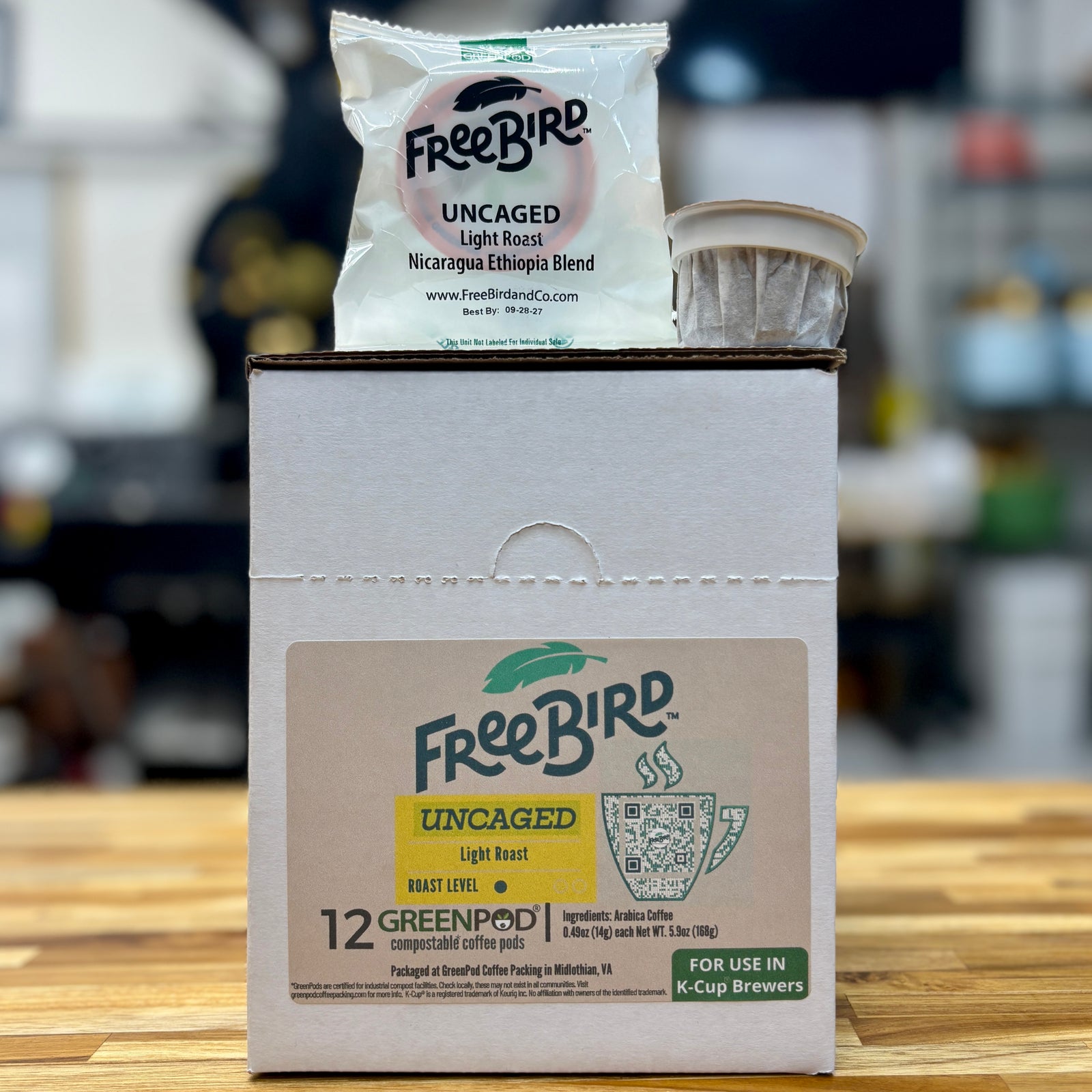 Uncaged – Signature Light Roast (Compostable Pods)