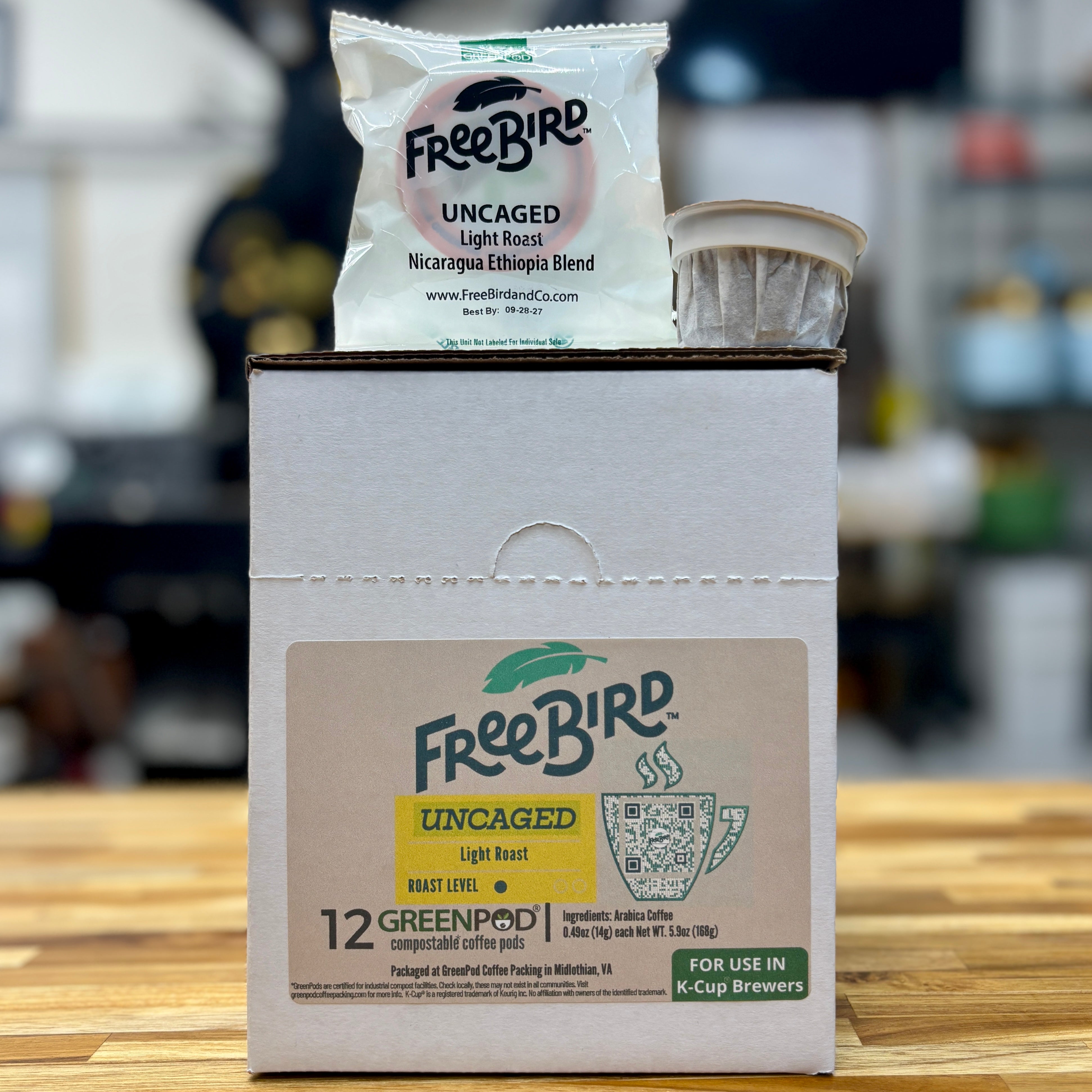 Uncaged – Signature Light Roast (Compostable Pods)