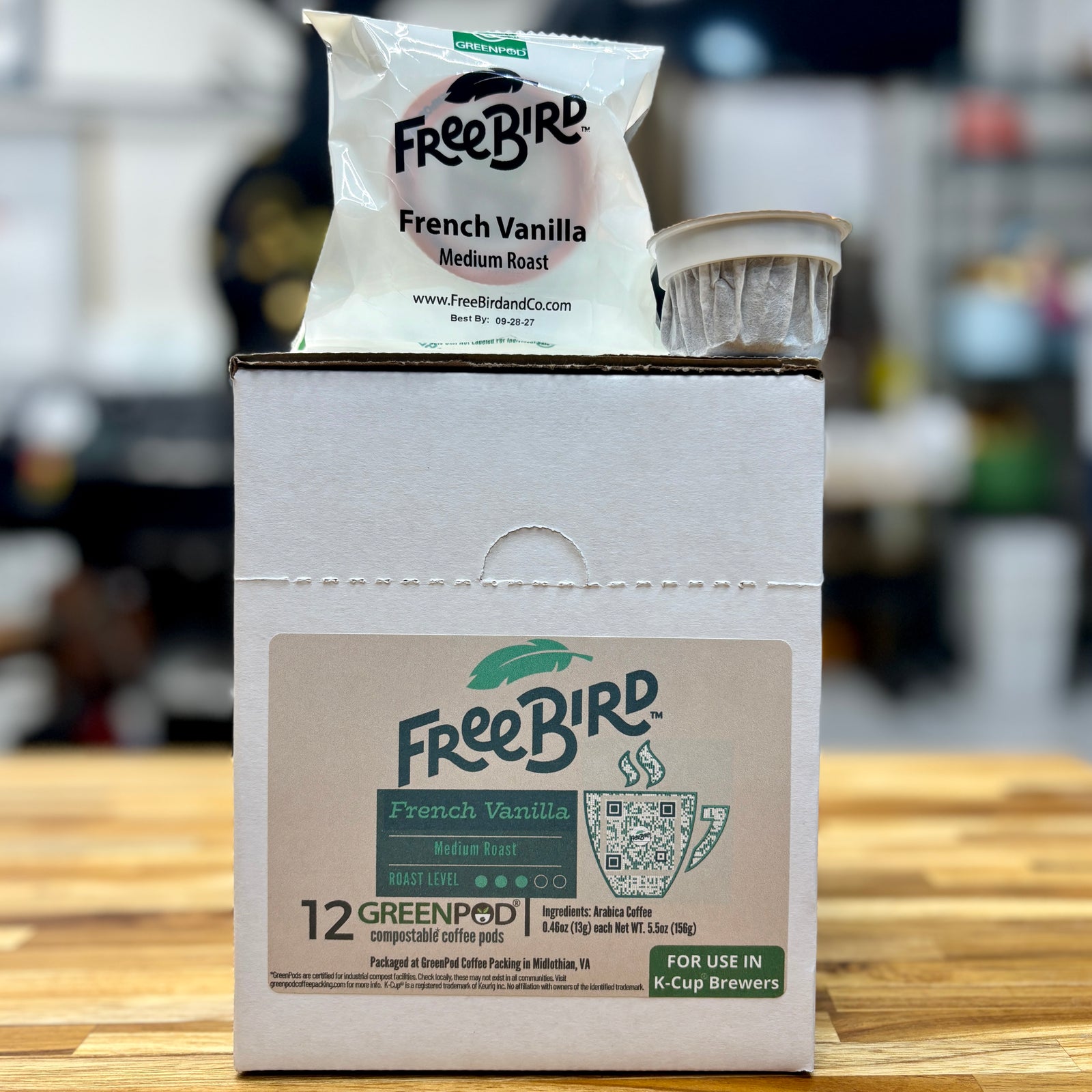 French Vanilla  – Medium Roast (Compostable Pods)